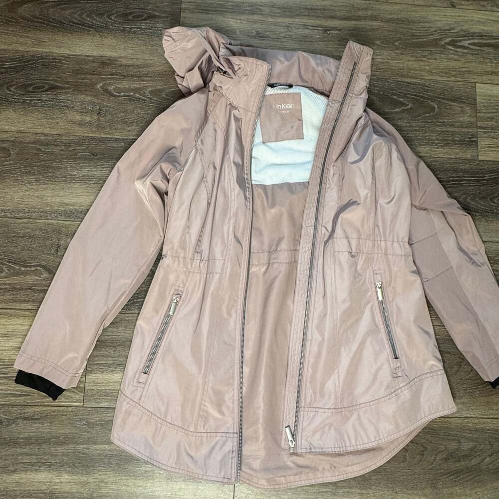 Calvin Klein Lightweight Hooded Spring Jacket – Women’s Size Small – Like New